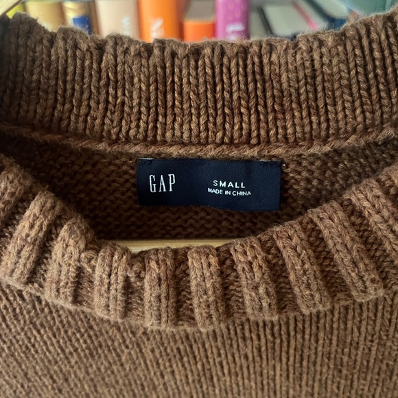 GAP 100% Cotton Oversized Boyfriend Sweater (size: Small) - Picture 3 of 4